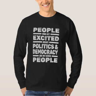 T-shirt Politique démocrate Libéralisme démocratique Polit