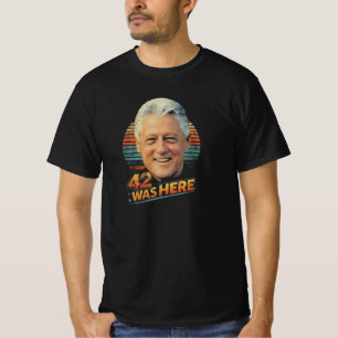 T-Shirt Politique Rétro Bill Clinton 42