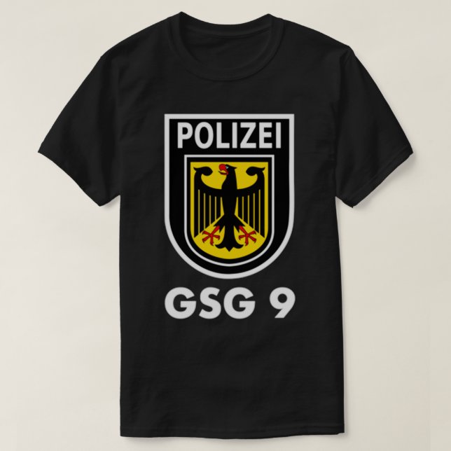 T-shirt Polizei GSG 9 Bundespolizei (Design devant)
