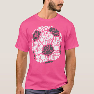 T-shirt Polka Dot Football Amoureux Joyeux Jour Dot Sport