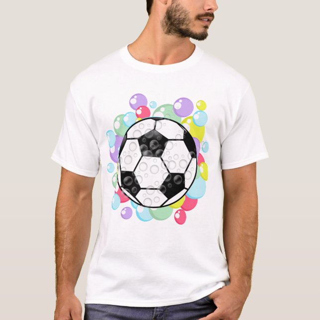 T-shirt Polka Dot Soccer Dot Jour Dot Amusant pour Garçons (Devant)