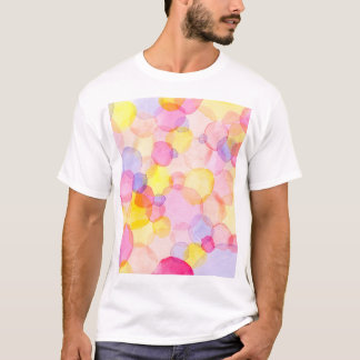 T-shirt Polka Dot Splash : Aquarelle colorée