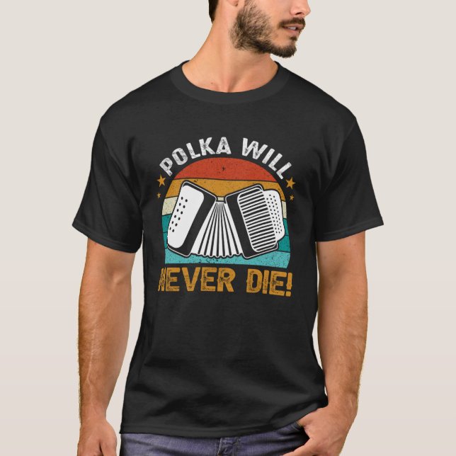 T-shirt Polka ne mourra jamais (Devant)