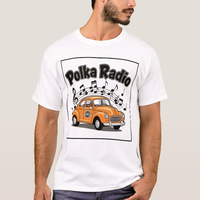 T-Shirt Polka Radio Voiture Classique (Devant)