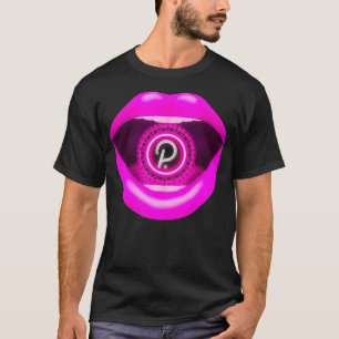T-shirt Polkadot Crypto Lips, Ethereum Blockchain, De