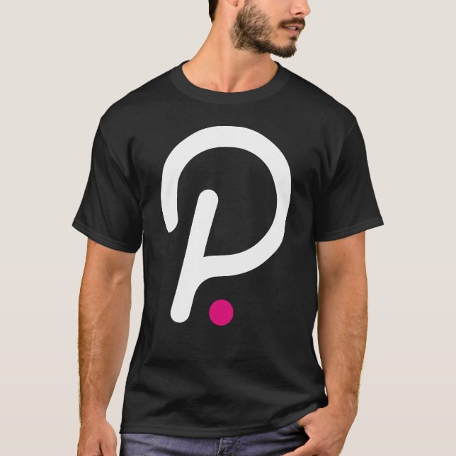 T-shirt Polkadot DOT Crypto Cryptomonnaie Blockchain pièce (Devant)