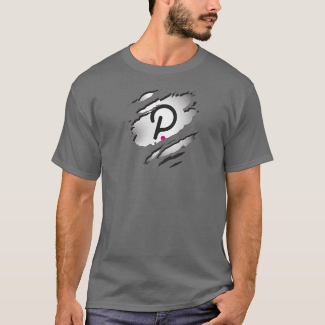 T-shirt Polkdot Torn Image avec Logo Reveillez Underneto - (Devant)