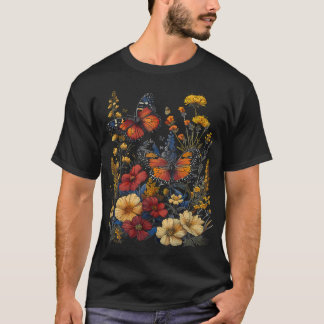 T-shirt Pollinator Garden Design Wildlife Flowers Native P