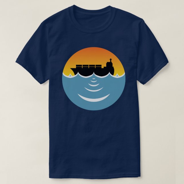 T-shirt pollution par les océans (Design devant)