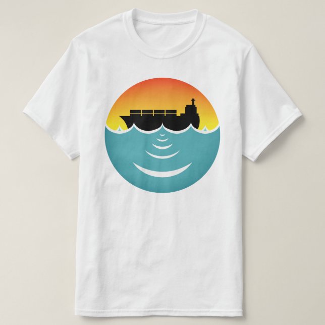 T-shirt pollution par les océans (Design devant)