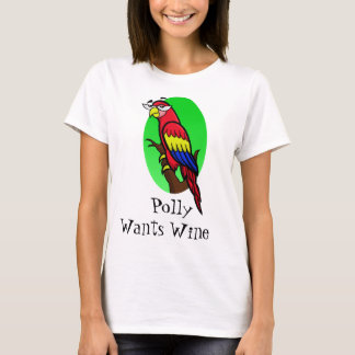 T-shirt Polly veut le vin
