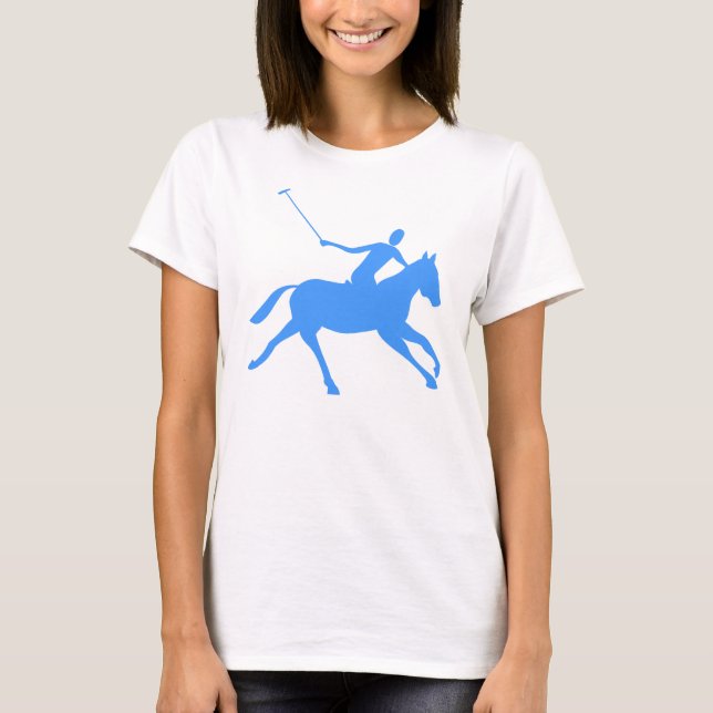 T-shirt Polo - Bleu Bébé (Devant)