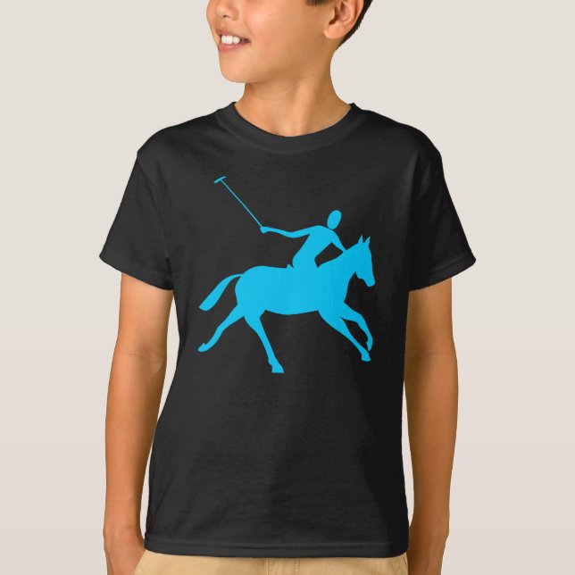 T-shirt Polo - bleu ciel (Devant)