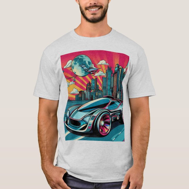T-shirt polo con imagen pop art  (Devant)