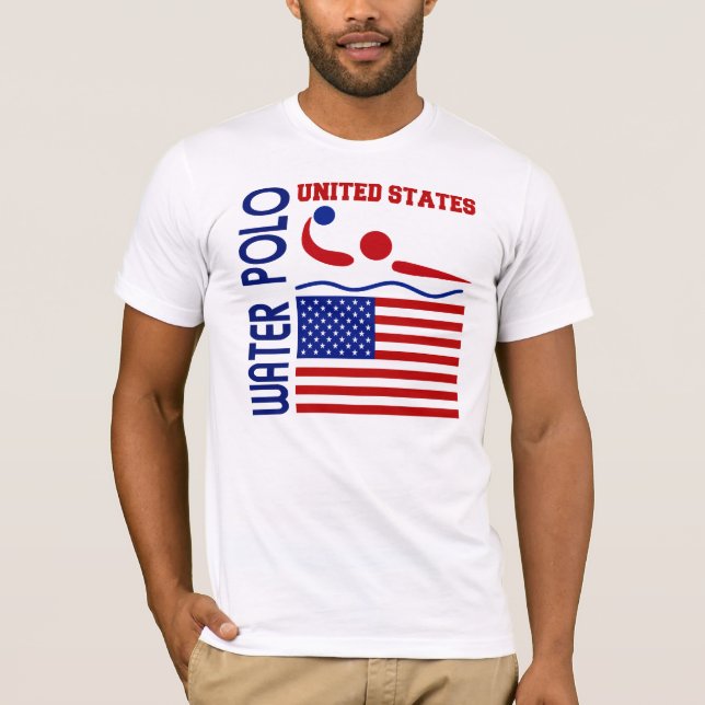 T-shirt Polo d'eau Etats-Unis (Devant)