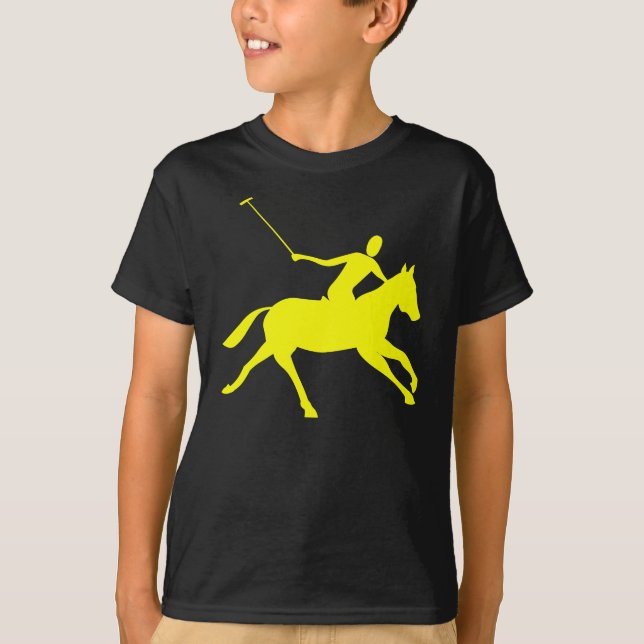 T-shirt Polo - Jaune (Devant)