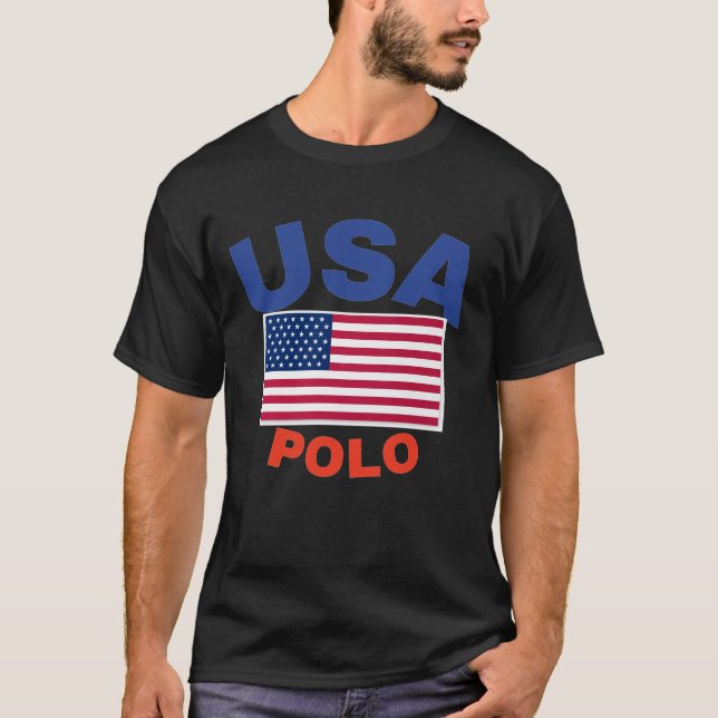 T-shirt Polo USA Classic Drapeau Collection originale 1 (Devant)