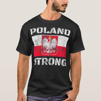 T-shirt Pologne Fort soutien Polonaise Fierté Drapeau Homm