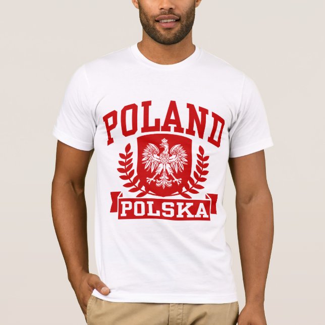 T-shirt Pologne Polska (Devant)