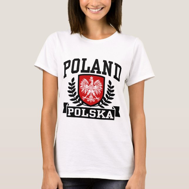T-shirt Pologne Polska (Devant)