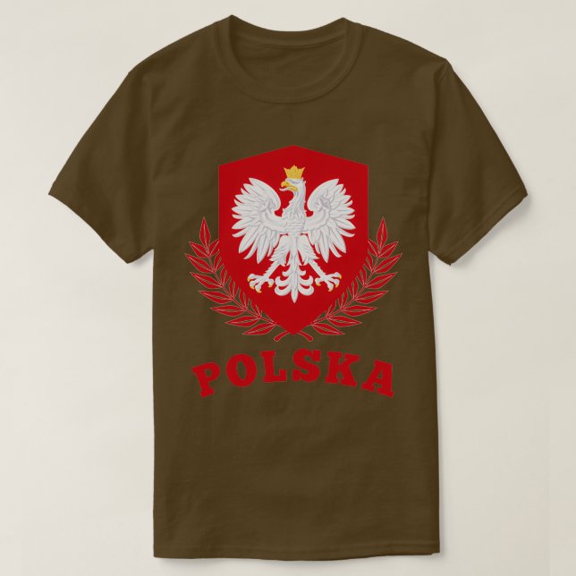T-SHIRT POLOGNE POLSKA POLOGNE (Design devant)