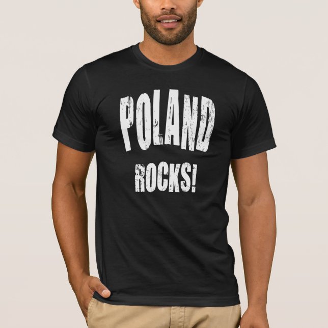 T-shirt Pologne Rocks ! (Devant)