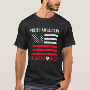 T-shirt Polonais Américains pour le président Harris VP 20