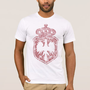 T-shirt polonais de couronne de crête