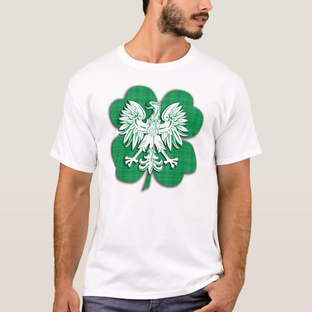 T-shirt polonais d'héritage d'Irlandais (Devant)