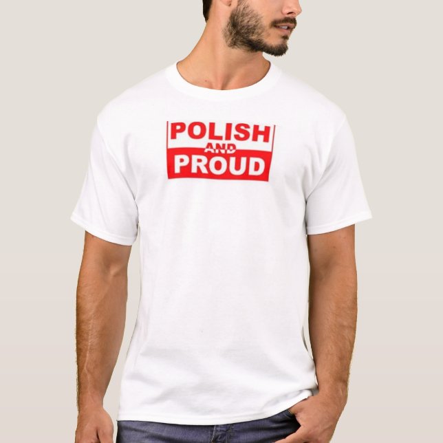 T-shirt Polonais et fier (Devant)