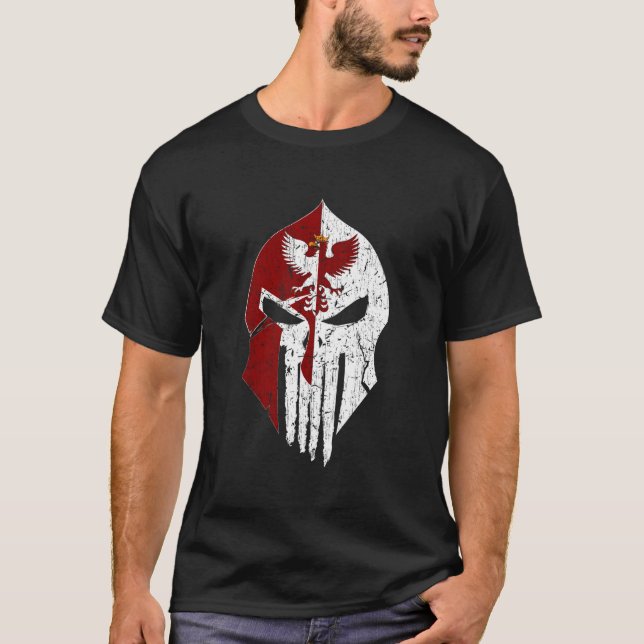 T-shirt Polonais Hussar Husaria Warrior Polonais Winged Hu (Devant)
