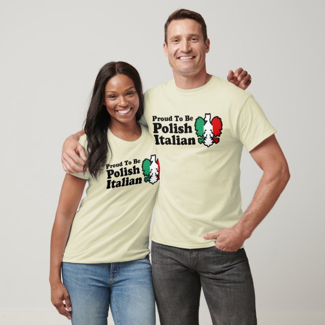 T-shirt polonais italien (Unisexe)