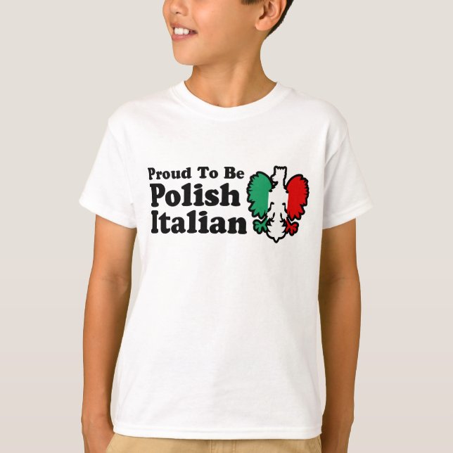T-shirt polonais italien (Devant)