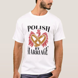 T-shirt Polonais marié par un mari polonais
