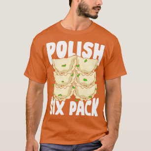 T-shirt Polonais Six Pack Funny Pierogi Food Lover Cadeau