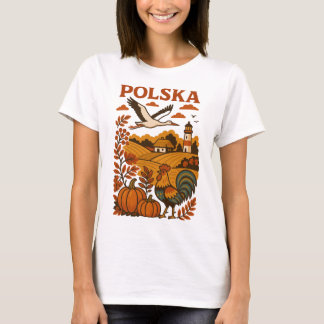 T-shirt Polska Autumn Folk Countryside