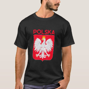 T-shirt Polska Eagle Emblem Poland Flag Polish Culture Pie