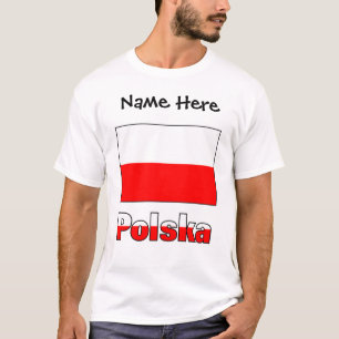 T-shirt Polska et drapeau polonais