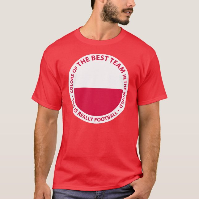 T-shirt Polska Poland Art Shield (Devant)