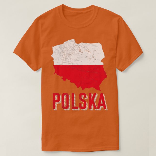 T-shirt Polska Pologne (Design devant)