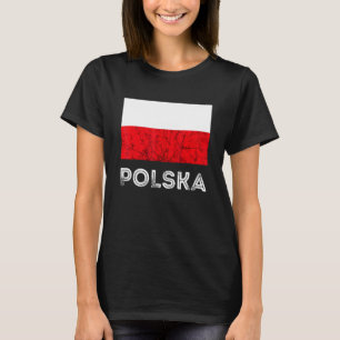 T-shirt Polska Pologne Drapeau Aigle polonais Polonais Rac