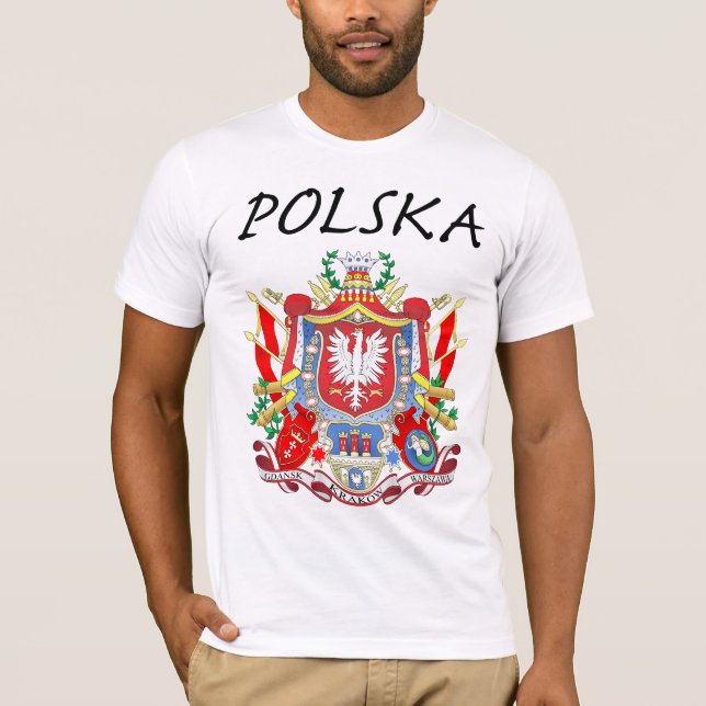 T-shirt Polska trois villes (Devant)