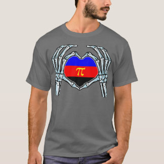 T-shirt Polyamory Gay Squelette Identité sexuelle Non bina