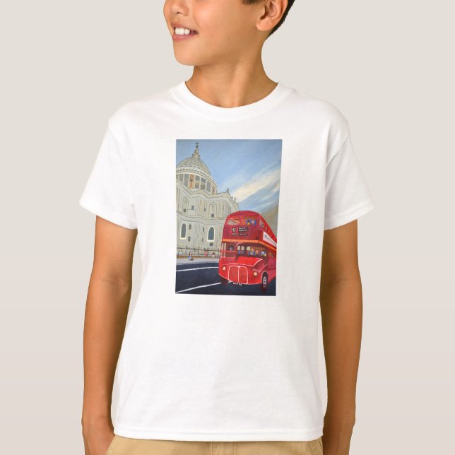 T-shirt polyc/oton pour enfants (Devant)