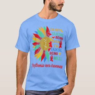 T-shirt Polycythemia vera awareness sunflower 