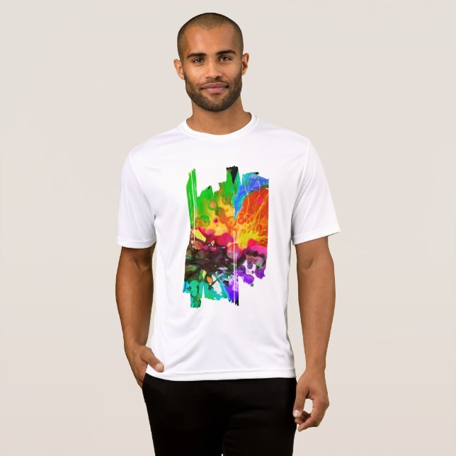 T-shirt polyester coton Eclosion 175-B   (Devant entier)