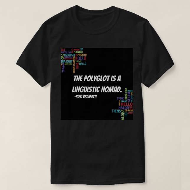 T-shirt Polyglot 3 (Design devant)