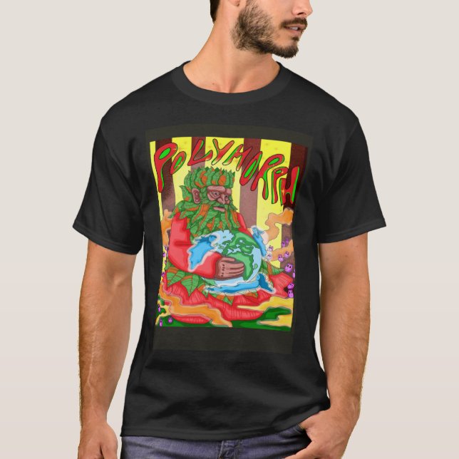 T-shirt Polymorphe Père Terre Homme vert (Devant)