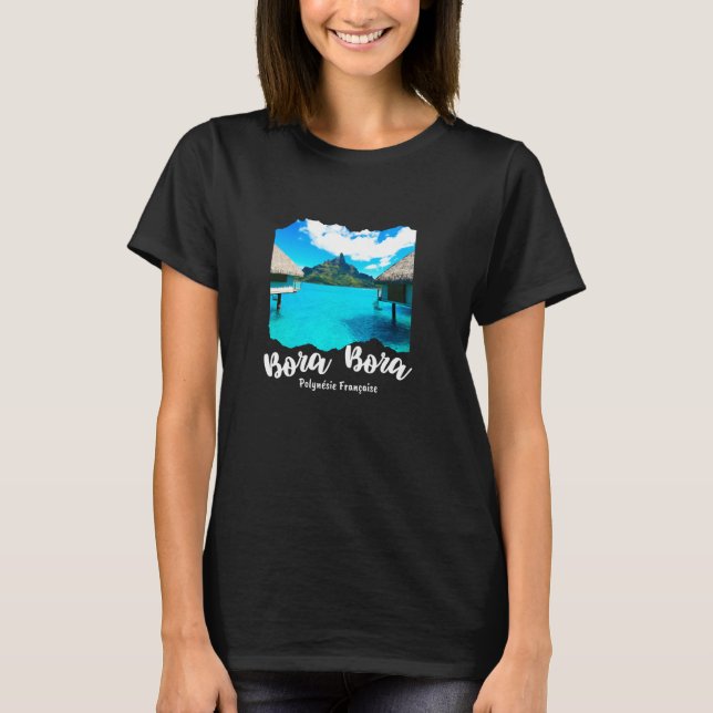 T-shirt Polynésie française Bora Bora (Devant)