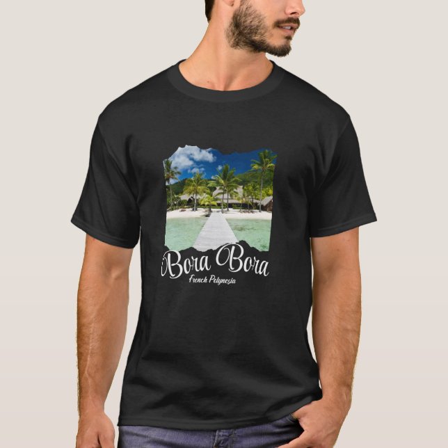 T-shirt Polynésie française Bora Bora (Devant)